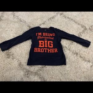 SOLD Promoted to Big Brother 4T T-Shirt